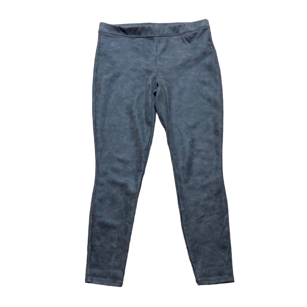 Knox Rose Grey Elastic Waist Comfort Ankle Pants M